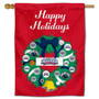 USI Screaming Eagles Happy Holidays Banner Flag