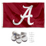 Alabama Crimson Tide Script Flag with Tack Wall Pads