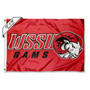 Winston Salem State Rams Boat and Mini Flag