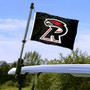 Ripon College Red Hawks Boat and Mini Flag