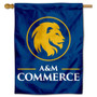 Texas A&M Commerce Lions Double Sided House Flag