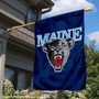 Maine Black Bears Logo Double Sided House Flag