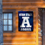 Utah State Aggies Block A House Flag