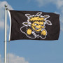 Wichita State Shockers Nylon Embroidered Flag