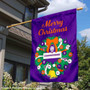 NSU Demons Happy Holidays Banner Flag