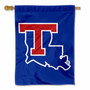 Louisiana Tech Bulldogs Logo Double Sided House Flag