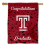 Temple Owls Congratulations Graduate Flag