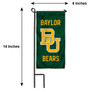 Baylor Bears Flower Pot Topper Flag