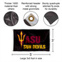 Arizona State Sun Devils Black Flag Pole and Bracket Kit