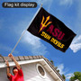Arizona State Sun Devils Black Flag Pole and Bracket Kit