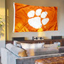 Clemson Tigers Banner Flag with Tack Wall Pads