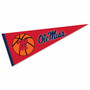 University of Mississippi Basketball Pennant