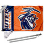 Texas El Paso Miners Flag Pole and Bracket Kit