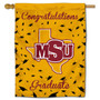 Midwestern State Mustangs Congratulations Graduate Flag