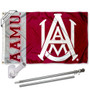 Alabama A&M Bulldogs Flag Pole and Bracket Kit