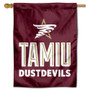 Texas A&M International Dustdevils Logo Double Sided House Flag