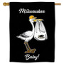 Wisconsin Milwaukee Panthers New Baby Flag