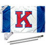 Kansas Jayhawks Flag and Pole and Bracket Kit