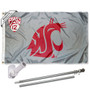 Washington State Cougars PAC 12 Flag Pole and Bracket Kit