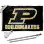 Purdue Boilermakers Slant P Flag Pole and Bracket Kit