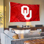 Oklahoma Sooners Banner Flag with Tack Wall Pads