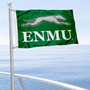 Eastern New Mexico Greyhounds Boat and Mini Flag