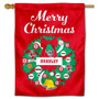 BU Braves Happy Holidays Banner Flag