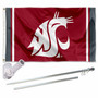 Washington State Cougars Flag Pole and Bracket Kit