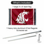 Washington State Cougars Flag Pole and Bracket Kit