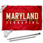 Maryland Terrapins Script Flag Pole and Bracket Kit