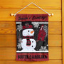 USC Gamecocks Holiday Winter Snowman Greetings Garden Flag