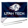 Utah Tech Trailblazers Wordmark Flag Pole and Bracket Kit