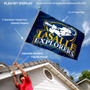 LaSalle Explorers Flag Pole and Bracket Kit