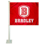 Bradley University Car Window Flag