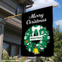 UNT Mean Green Happy Holidays Banner Flag