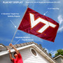 Virginia Tech Hokies VT Logo Flag Pole and Bracket Kit