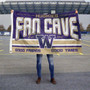 Washington Huskies Fan Man Cave Game Room Banner Flag