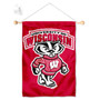 Wisconsin Badgers Banner with Suction Cup