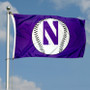 Northwestern University Baseball Flag