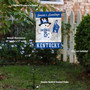 Kentucky Wildcats Seasons Greetings Garden Flag and Flagpole