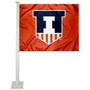 University of Illinois Car Window Flag