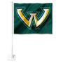 WSU Warriors Logo Car Flag