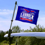 Lubbock Christian Chaparrals Boat and Mini Flag