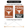Texas Longhorns Hook Em Banner with Suction Cup