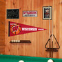 Wisconsin Badgers Basketball Pennant