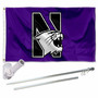 Northwestern Wildcats Flag Pole and Bracket Kit