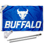 UB Bulls New Logo Flag Pole and Bracket Kit
