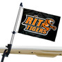 RIT Tigers Golf Cart Flag Pole and Holder Mount