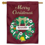 KU Bears Happy Holidays Banner Flag