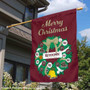 KU Bears Happy Holidays Banner Flag